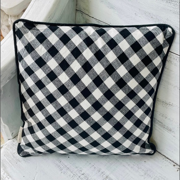 *Sweeten It Lemon Buffalo Check Pillow NEW - Picture 4 of 10